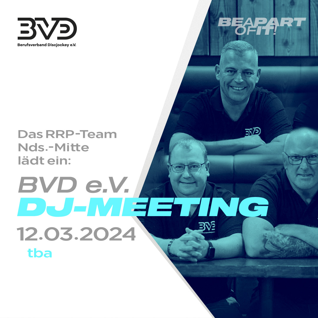 BVD e.V. DJ Meeting Hannover