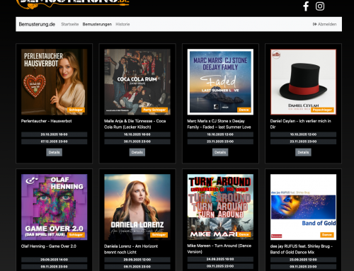 Neu bei Bemusterung.de KW 43